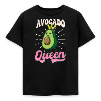 Avocado Avocado Queen - Kids' T-Shirt - black - Front - AI Model Kid Female (0cm)