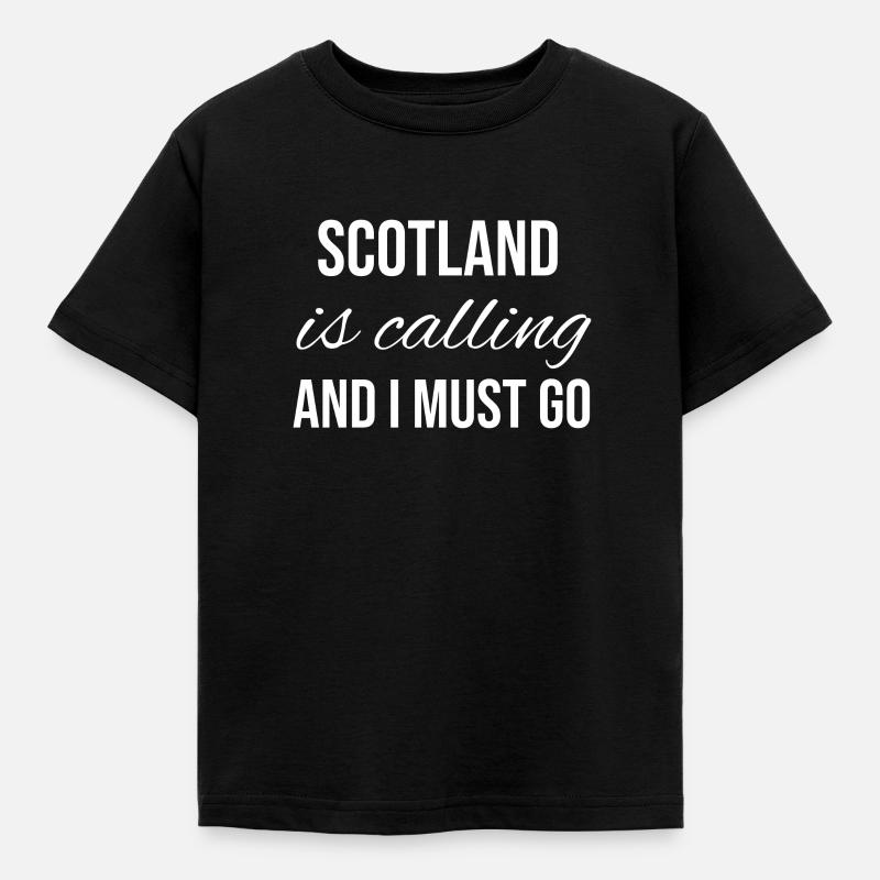 Schottland - Kinder T-Shirt - Schwarz