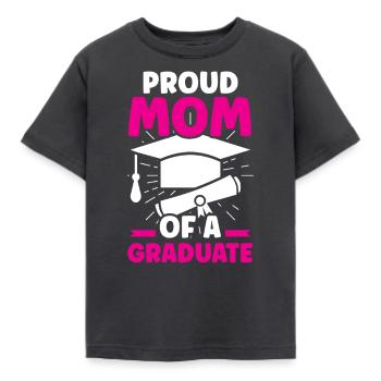 Fière mère d’un diplôme d’études supérieures - T-shirt Enfant - charbon - Devant - AI Model Kid Female (0cm)