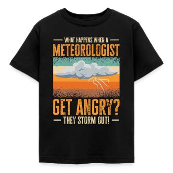 Storm Hunter Tornados Storm Chaser Cadeau - T-shirt Enfant - noir - Devant - AI Model Kid Female (0cm)