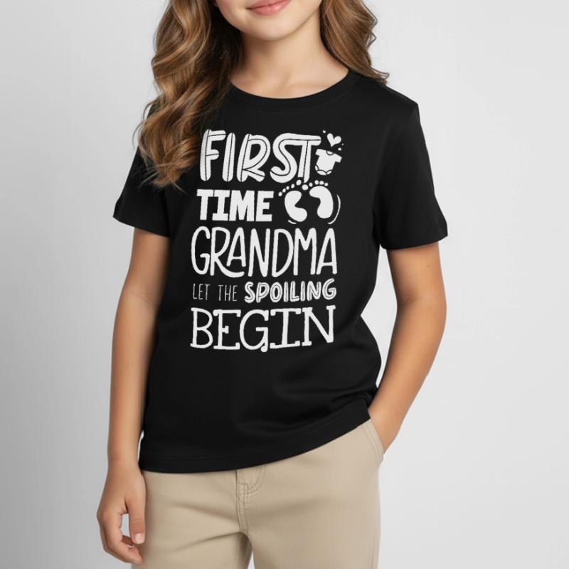 Grandma for the first time Kids' T-Shirt