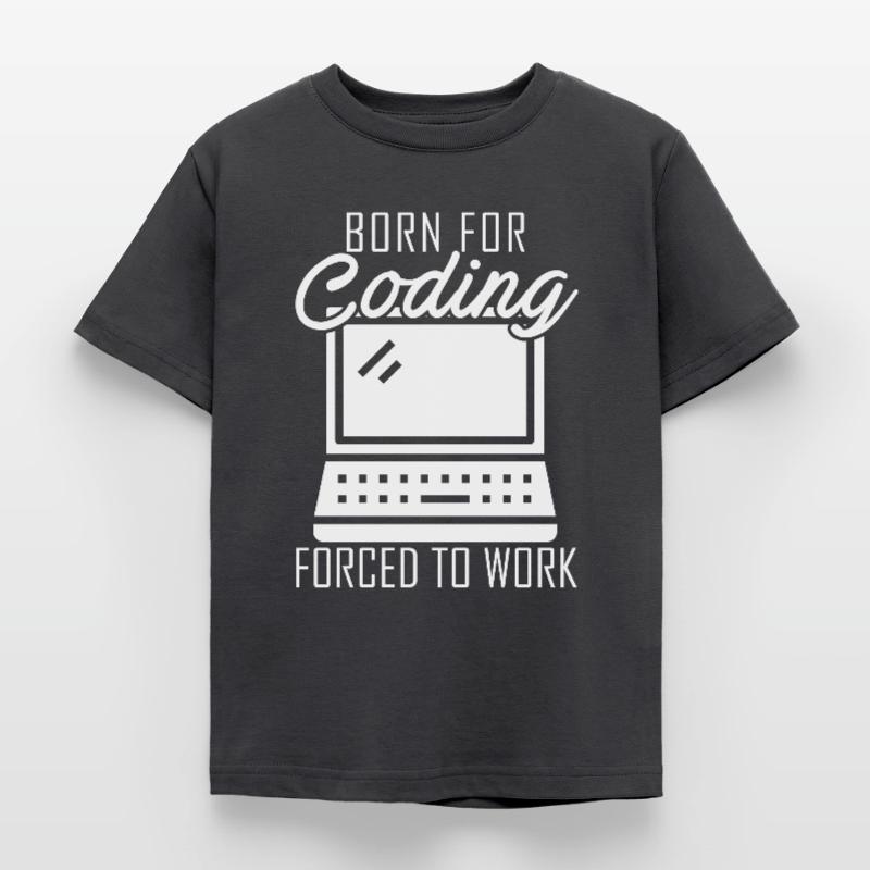 Programmeur de codage Coder Développeur de logiciels T-shirt Enfant