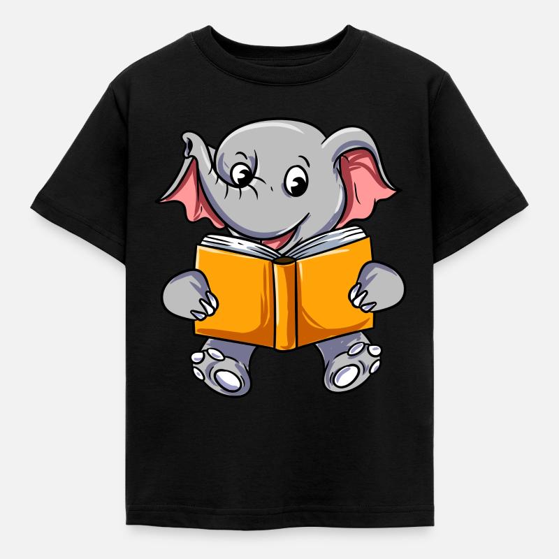 Lesen - Kinder T-Shirt - Schwarz