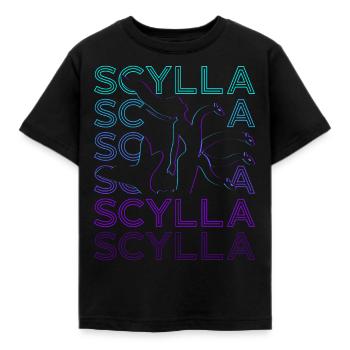 Scylla Skylla Greek Mythology Ancient Greek - Kids' T-Shirt - black - Front - AI Model Kid Female (0cm)