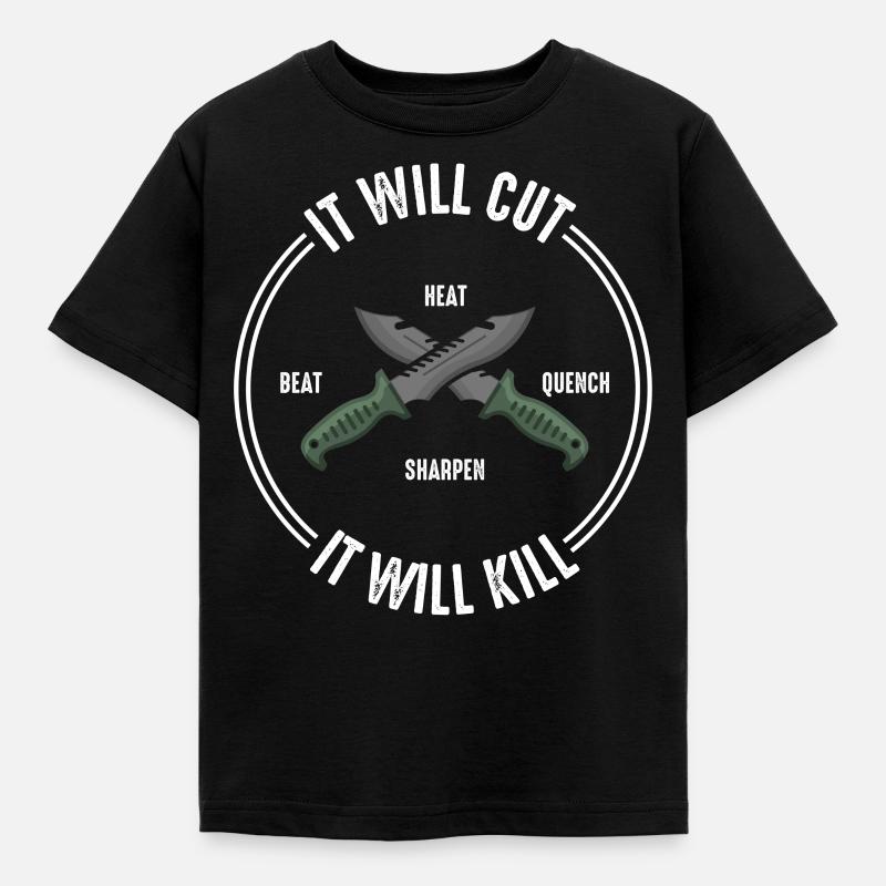 Coutelier - T-shirt Enfant - noir