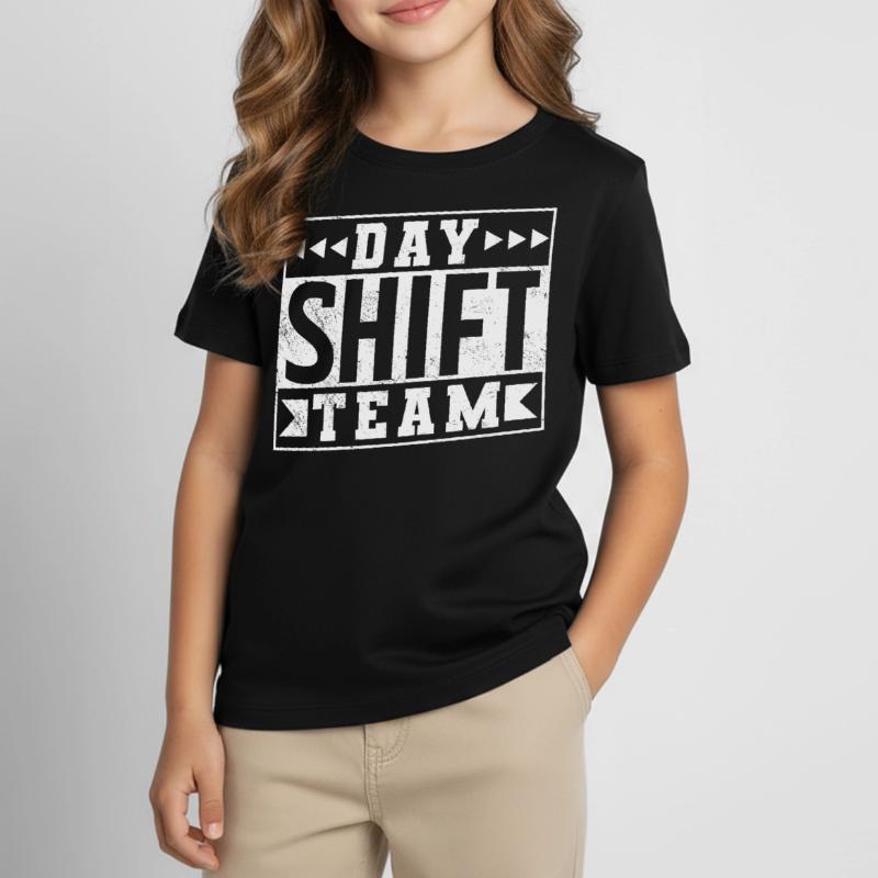 Day Shift Team Shift Work Shift Work Kids' T-Shirt