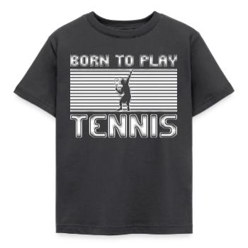 tennis - T-shirt Enfant - charbon - Devant - AI Model Kid Female (0cm)