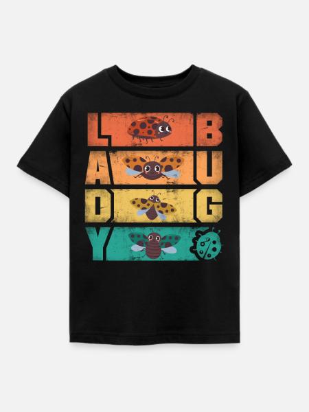 Ladybug Ladybirds Entomology Ladybugs Silhouettes - Kinder T-Shirt - Schwarz
