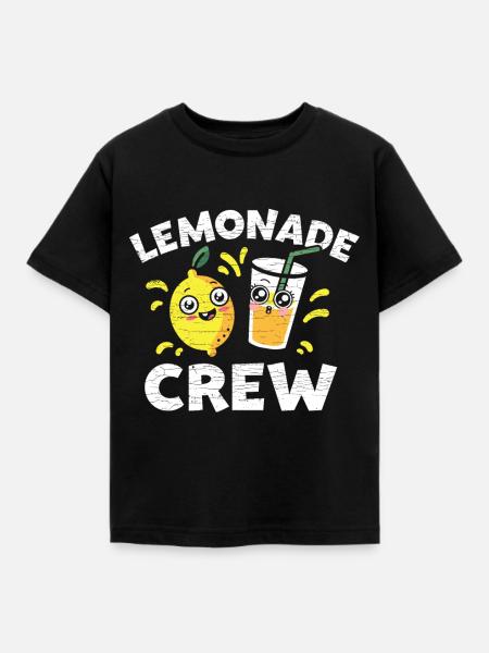Limonade Limonadenstand - Kinder T-Shirt - Schwarz