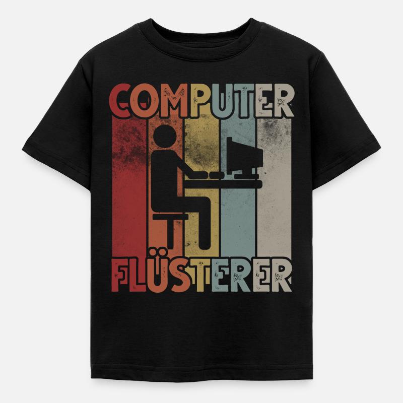 Informatiker Informatik Programmierer Nerd Geek - Kinder T-Shirt - Schwarz