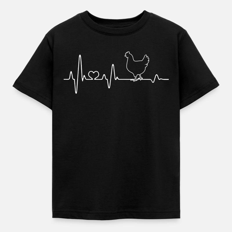 Chicken Chickens - Kids' T-Shirt - black