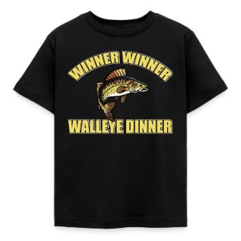 Funny Zander Fishing Shirt - Kids' T-Shirt - black - Front - AI Model Kid Female (0cm)