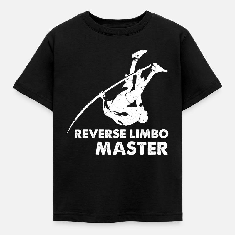 Saut à la perche backward limbo Master - T-shirt Enfant - noir
