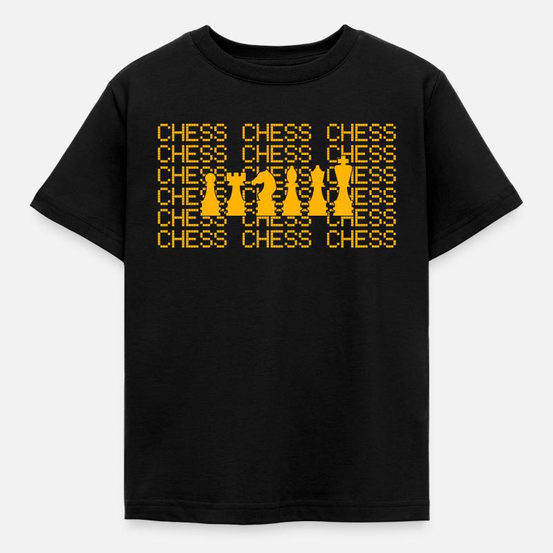 Échecs - T-shirt Enfant - noir