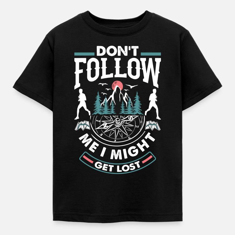 Course d’orientation Course d’orientation Course d’orientation Ne pas - T-shirt Enfant - noir