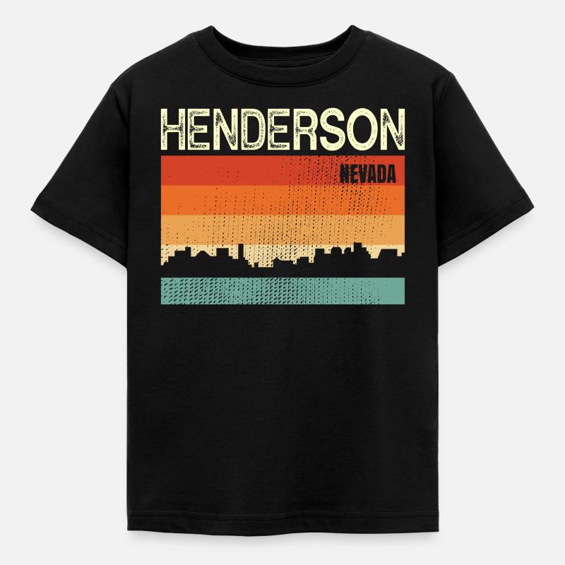 Henderson Nevada - Kinder T-Shirt - Schwarz