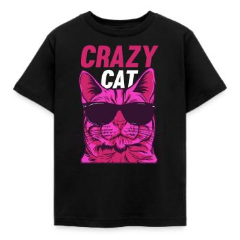 Cat Lovers Cat Owner Funny Cat Memes - Kids' T-Shirt - black - Front - AI Model Kid Female (0cm)