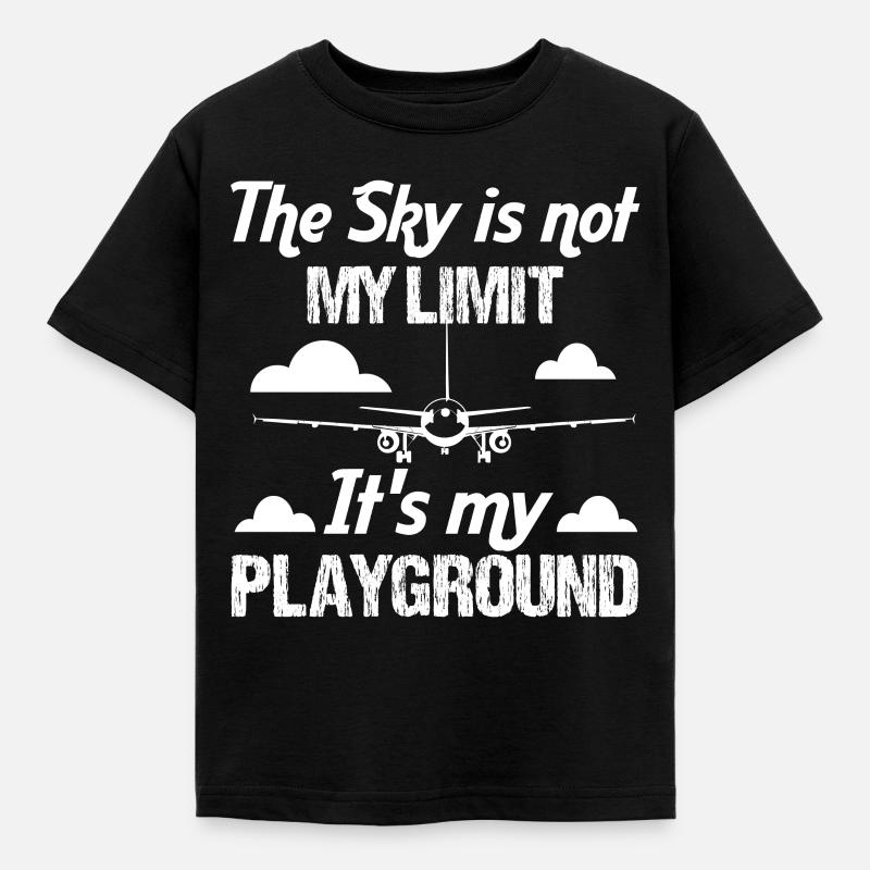 Le ciel n’est pas ma limite, c’est mon - T-shirt Enfant - noir