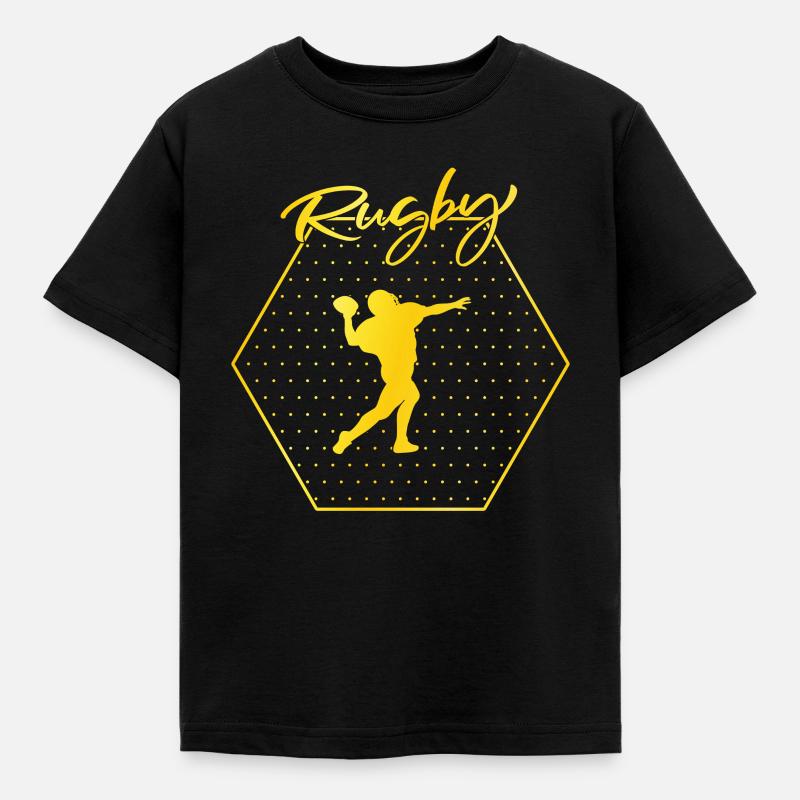 Rugby - T-shirt Enfant - noir