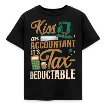 Comptable Comptable Comptable Comptabilité - T-shirt Enfant - noir - Devant - AI Model Kid Female (0cm)