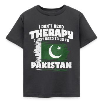 Pakistan - T-shirt Enfant - charbon - Devant - AI Model Kid Female (0cm)
