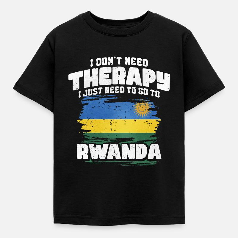 Rwanda - T-shirt Enfant - noir