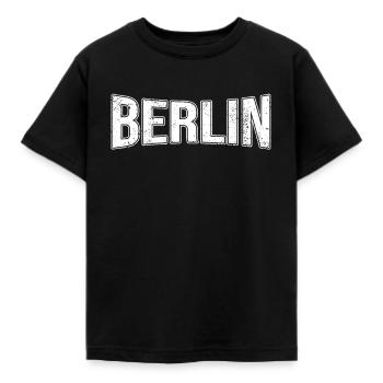 Berlin - Kinder T-Shirt - Schwarz - Vorne - AI Model Kid Female (0cm)