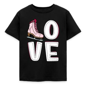 Patinage - T-shirt Enfant - noir - Devant - AI Model Kid Female (0cm)