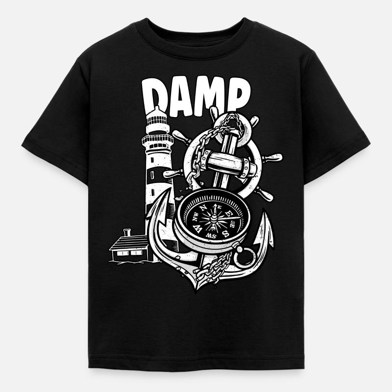 Damp - Kinder T-Shirt - Schwarz