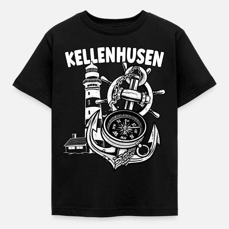 Kellenhusen - Kinder T-Shirt - Schwarz
