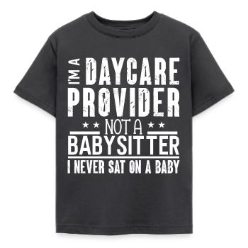 Babysitter Gift Babysitting Best Babysitter - Kids' T-Shirt - dark grey - Front - AI Model Kid Female (0cm)