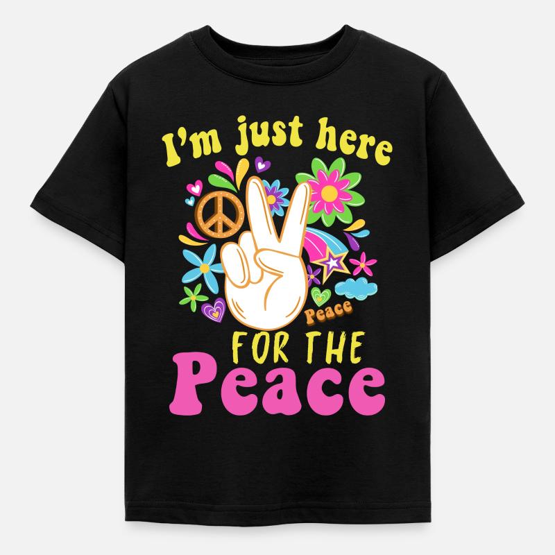 Hippy - Kids' T-Shirt - black