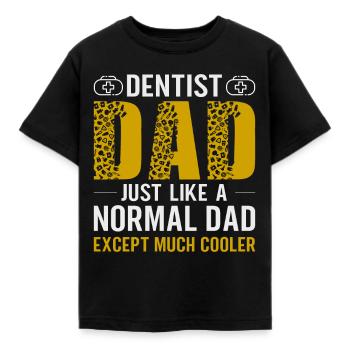 Zahnarzt Dental Geschenk Medizinstudent Zahnarzt - Kinder T-Shirt - Schwarz - Vorne - AI Model Kid Female (0cm)