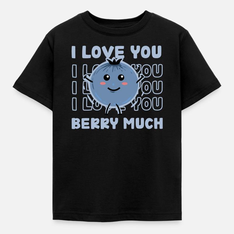 Myrtille Myrtille Arbuste Forêt Forêt Fruit - T-shirt Enfant - noir