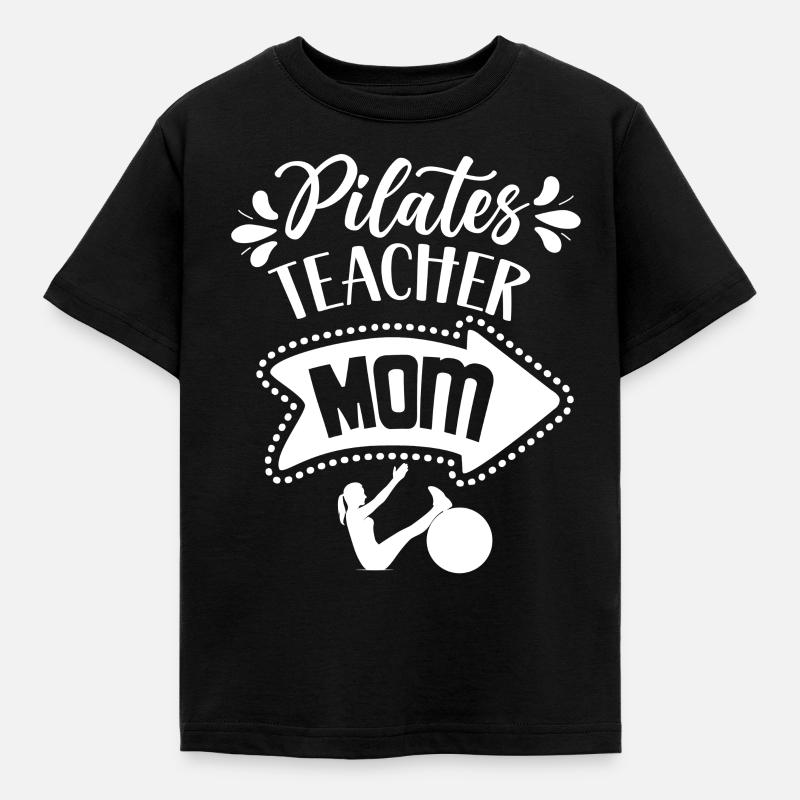 Professeur de Pilates Maman Professeur de Pilates Mère Maman - T-shirt Enfant - noir