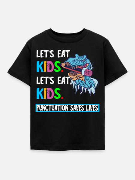 Grammatik Englischlehrer Englisch Sprache Lernen - Kinder T-Shirt - Schwarz