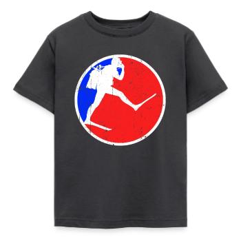 Logo de plongée - T-shirt Enfant - charbon - Devant - AI Model Kid Female (0cm)