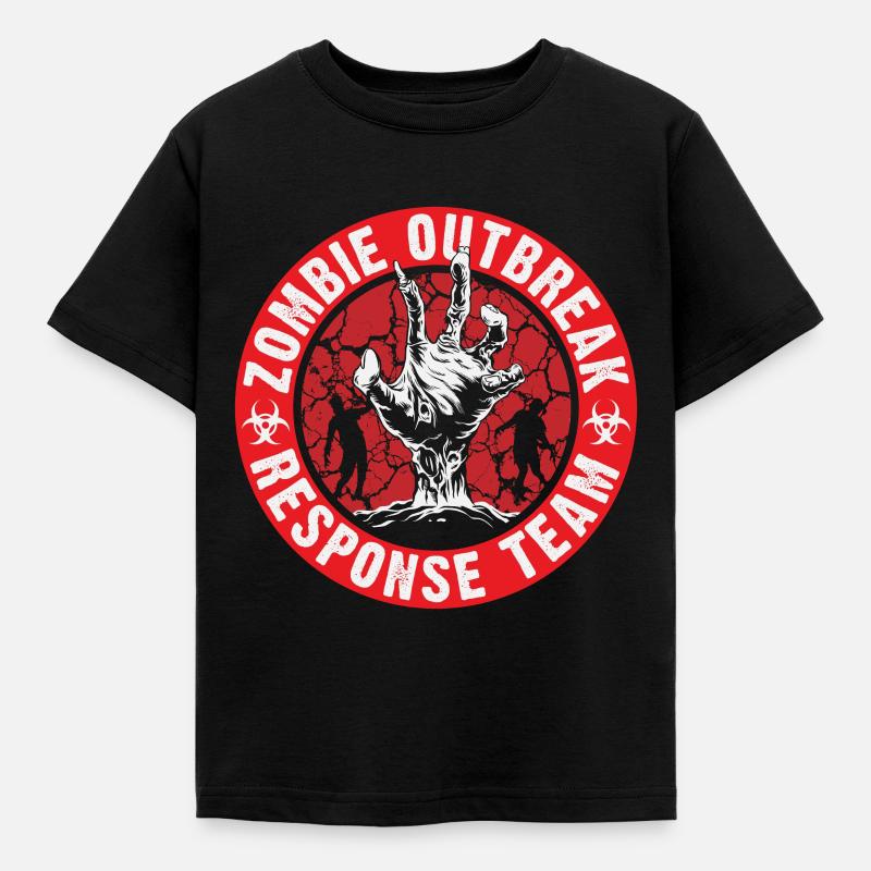 Zombie a éclaté Halloween Team - T-shirt Enfant - noir