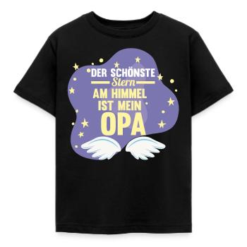Großvater Großpapa Opi Opa - Kinder T-Shirt - Schwarz - Vorne - AI Model Kid Female (0cm)