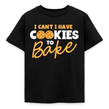 Bakery Baking Baker Baker - Kids' T-Shirt - black - Front - AI Model Kid Female (0cm)