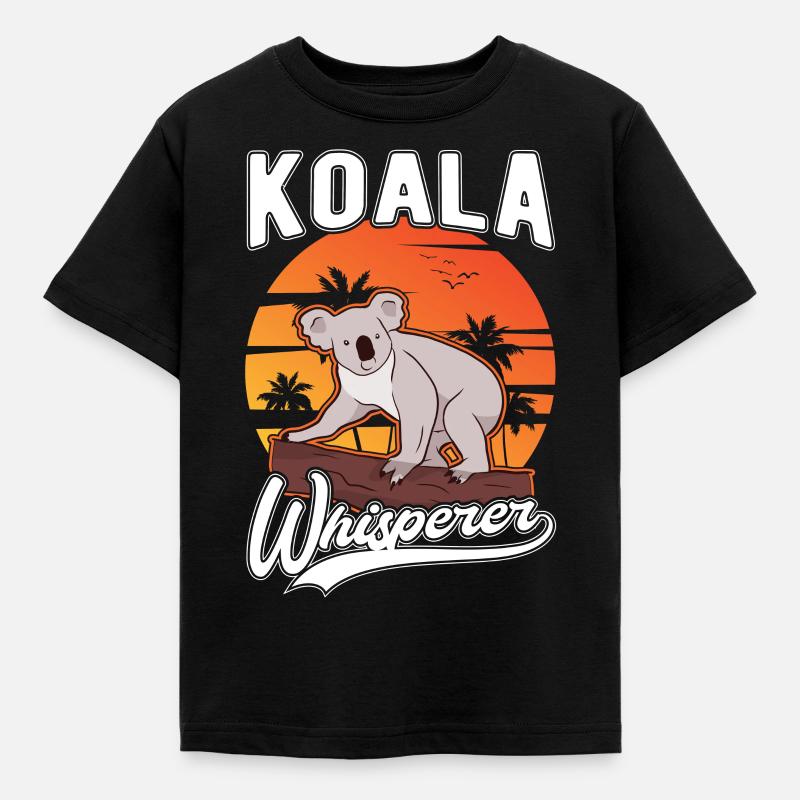Koala Whisperer Koala Whisperer Koala Bear - T-shirt Enfant - noir