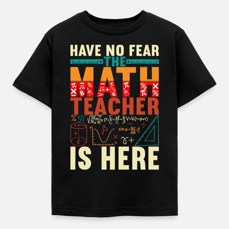 Math Teacher - Kids' T-Shirt - black