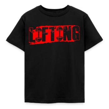 Haltérophilie Entraînement d’haltérophilie Gymnase d’haltérophilie - T-shirt Enfant - noir - Devant - AI Model Kid Female (0cm)