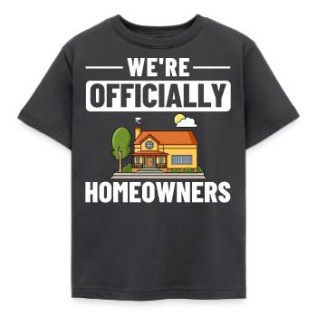 Home Home House Purchase Property - Kids' T-Shirt - dark grey - Front - AI Model Kid Female (0cm)