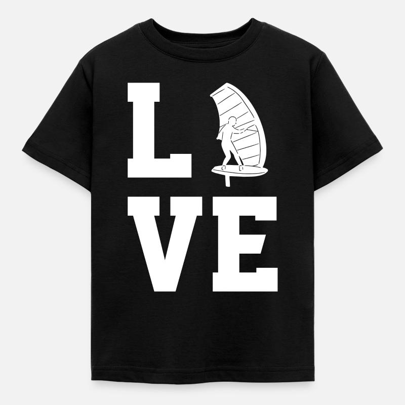 Aile-Foiling - T-shirt Enfant - noir