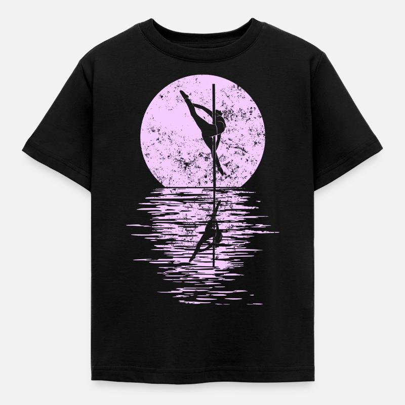 Pole Dance Dancer, Pole Dance, Pole Dancing - T-shirt Enfant - noir