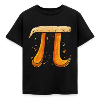 3.14 Pi Day Pumpkin Pie Thanksgiving - Kids' T-Shirt - black - Front - AI Model Kid Female (0cm)