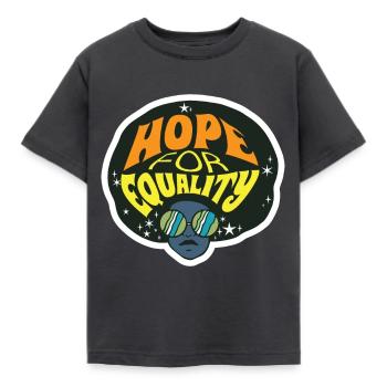 Black Equality Black History Month Mela - Kids' T-Shirt - dark grey - Front - AI Model Kid Female (0cm)