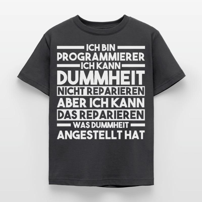 Programmieren Entwickler Coder Programmierer Kinder T-Shirt