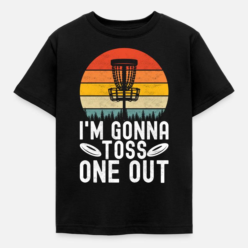 Disc Golf Disc Golfer - T-shirt Enfant - noir